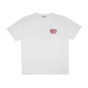T-SHIRT GREASE WHITE/RED