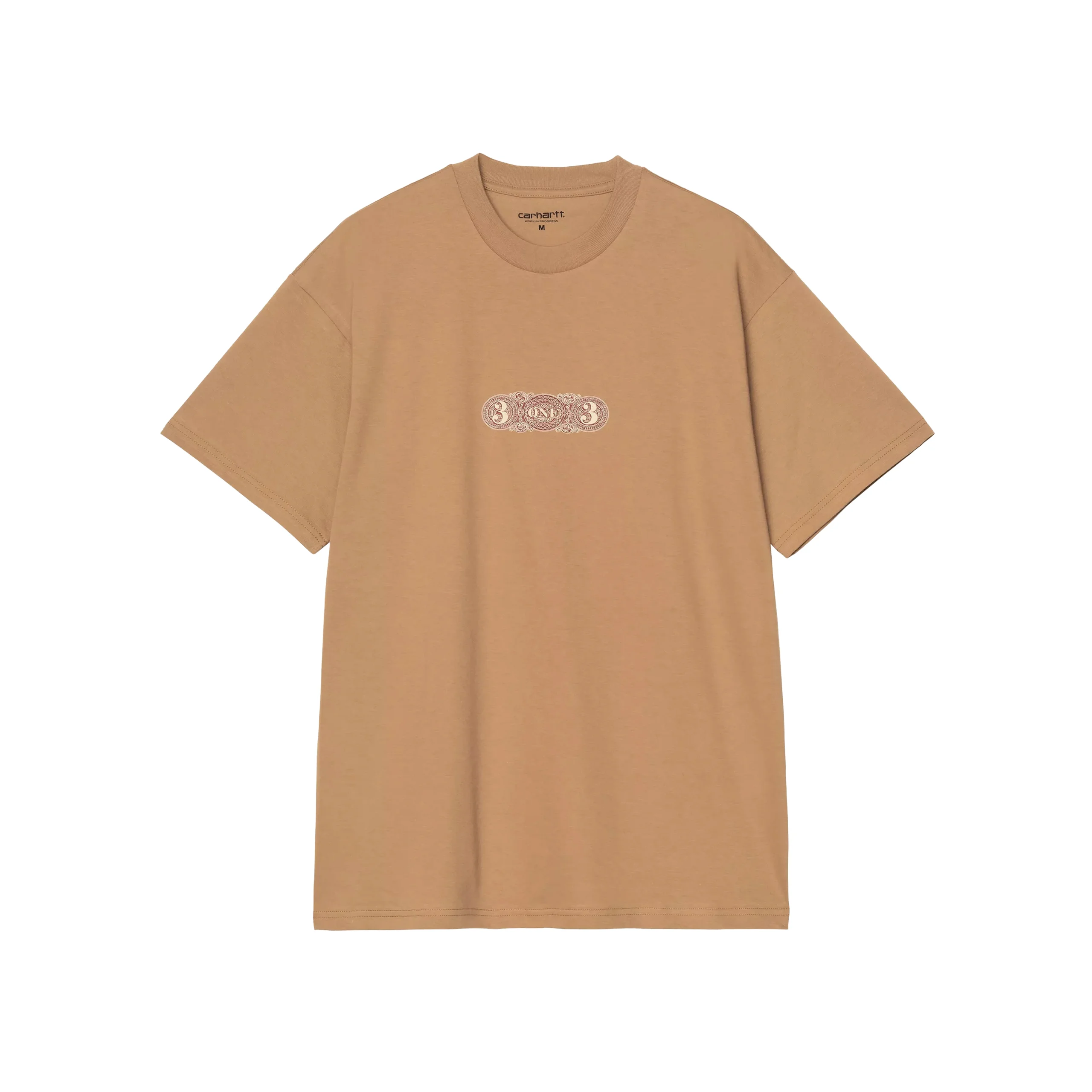T-SHIRT S/S 3 ONE 3 BEIGE
