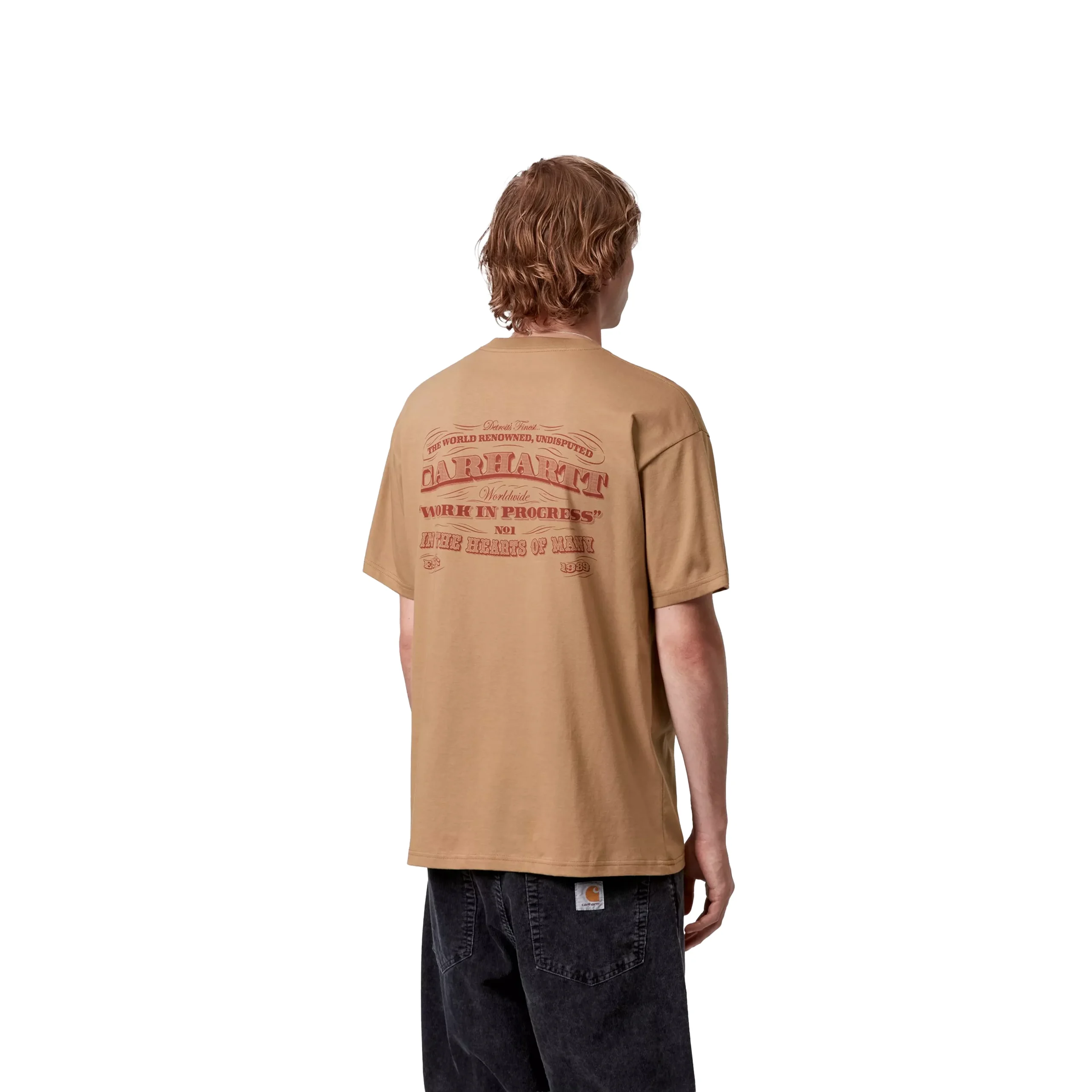 T-SHIRT S/S 3 ONE 3 BEIGE – Image 3