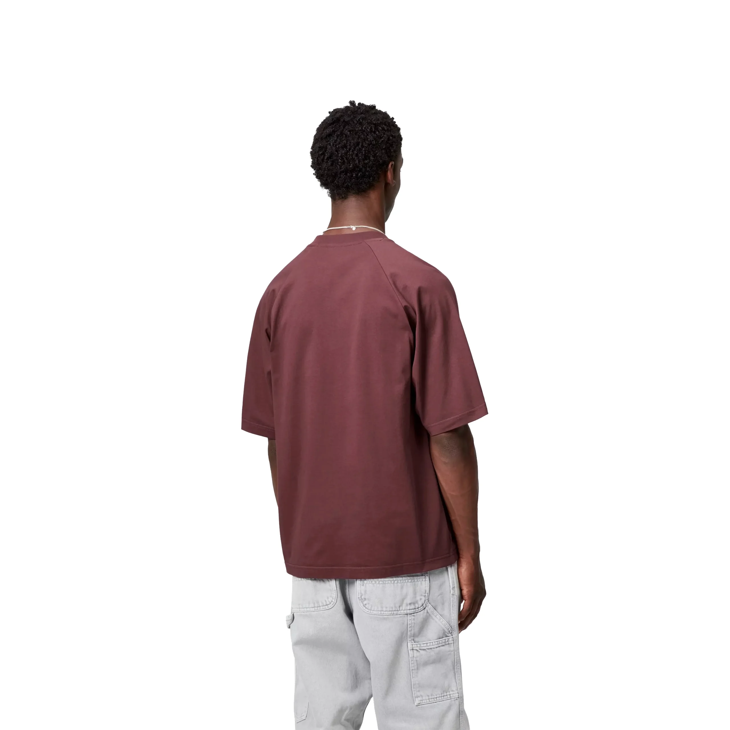 T-SHIRT S/S RAY BORDEAUX – Image 3