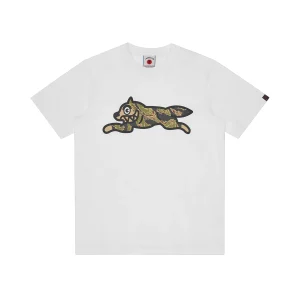 T-SHIRTTIGERSTRIPERUNNINGDOGBLANCCAMOUFLAGE1.jpgv1765441049 T-SHIRT TIGER STRIPE RUNNING DOG BLANC CAMOUFLAGE