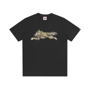 T-SHIRTTIGERSTRIPERUNNINGDOGNOIRCAMOUFLAGE1.jpgv1765440856 T-SHIRT TIGER STRIPE RUNNING DOG NOIR CAMOUFLAGE