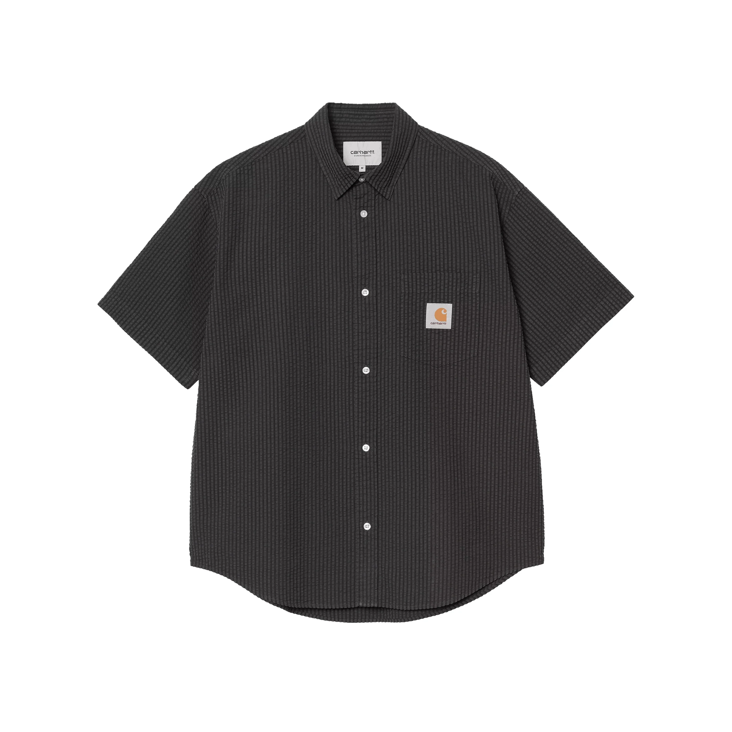 S/S TOLAND SHIRT TOLAND STRIPE-BLACK