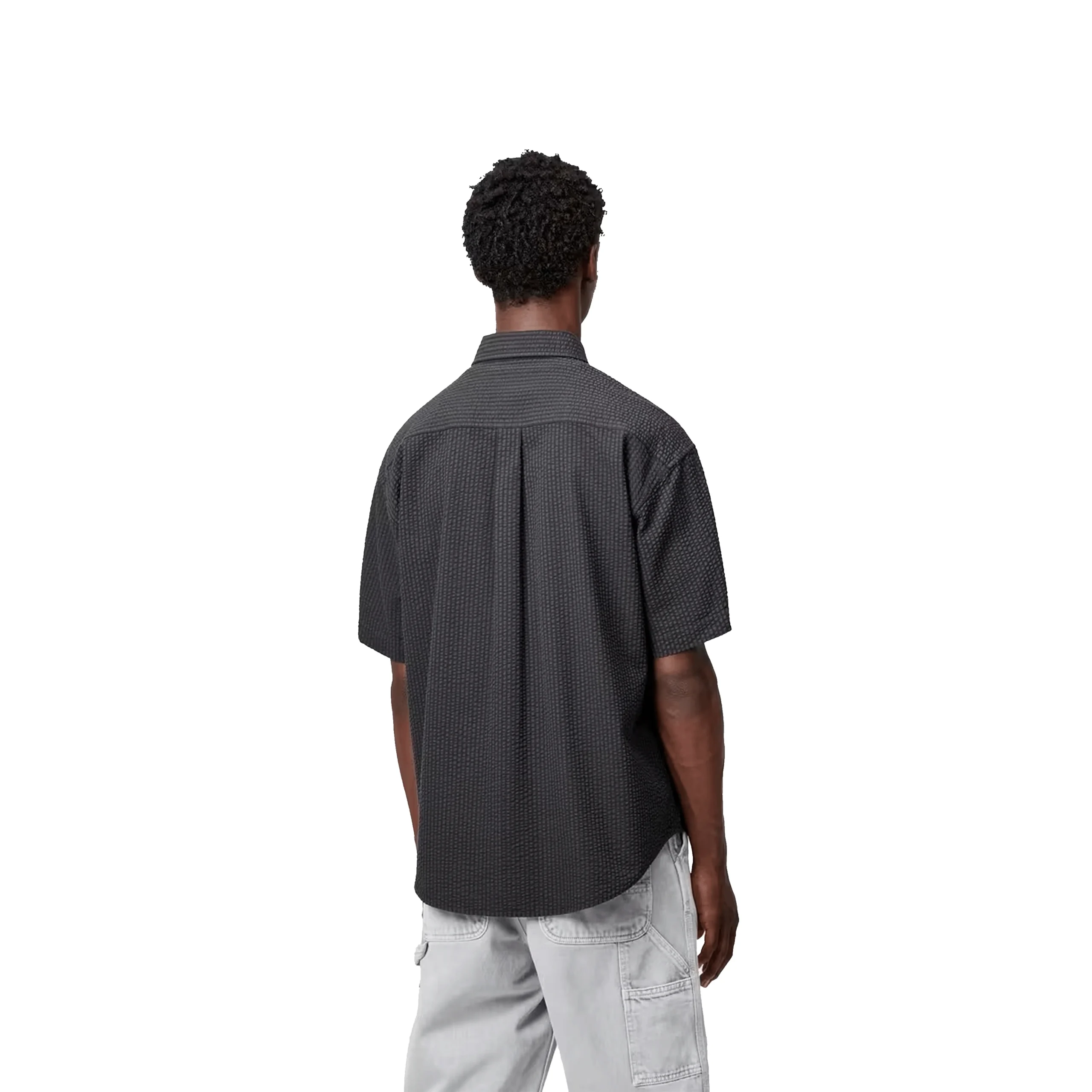 S/S TOLAND SHIRT TOLAND STRIPE-BLACK – Image 3