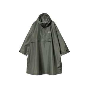 TOUR PACKABLE RAIN PONCHO SMOKE GREEN/REFLECTIVE