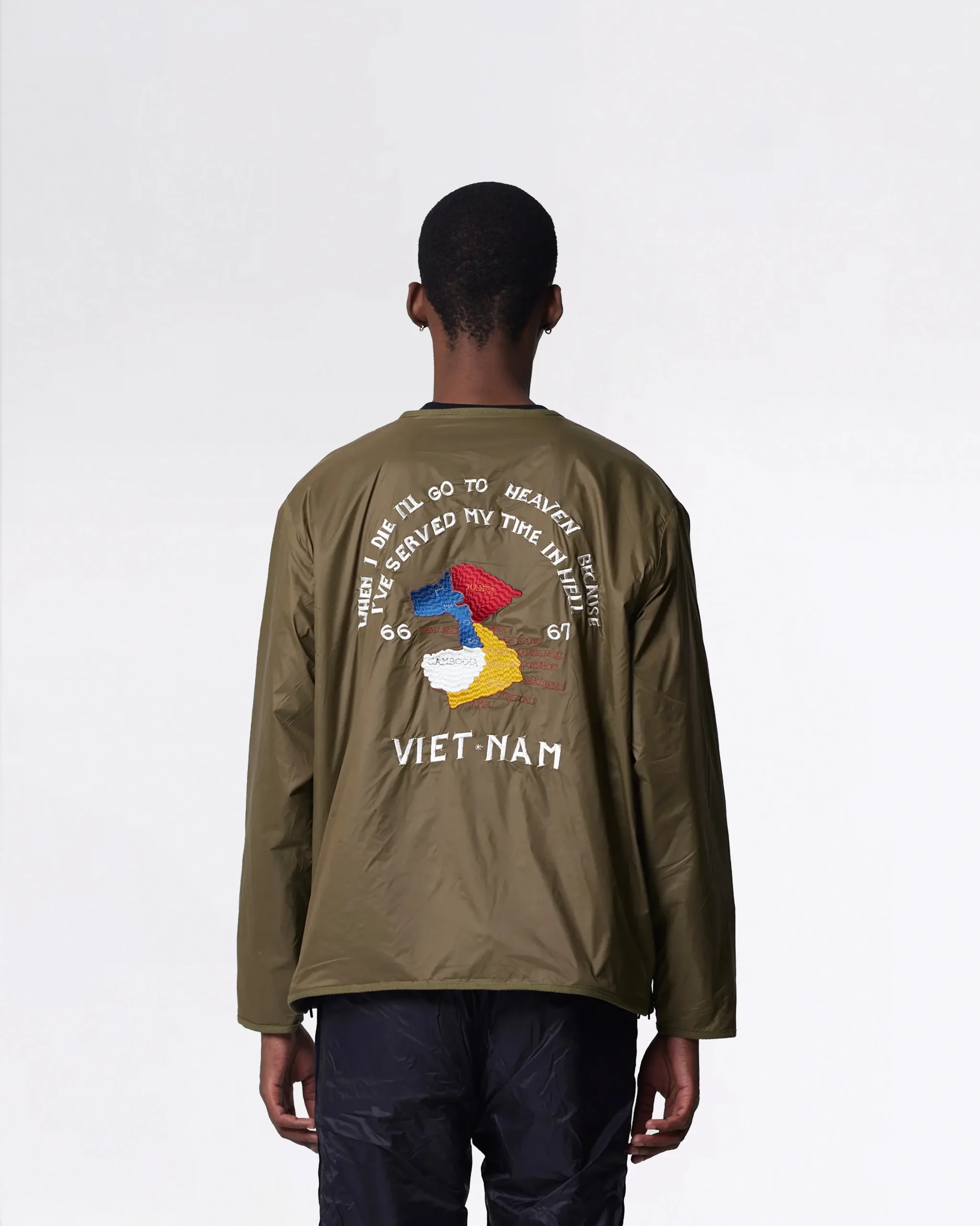 VESTE REVERSIBLE "VETJAN" OLIVE/NOIR – EDITION SPECIALE JAPON – Image 5