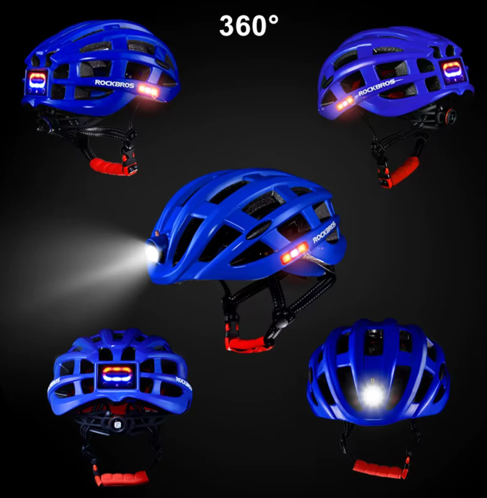 Casque LumiRide – Un casque de vélo lumineux rechargeable USB – Image 6