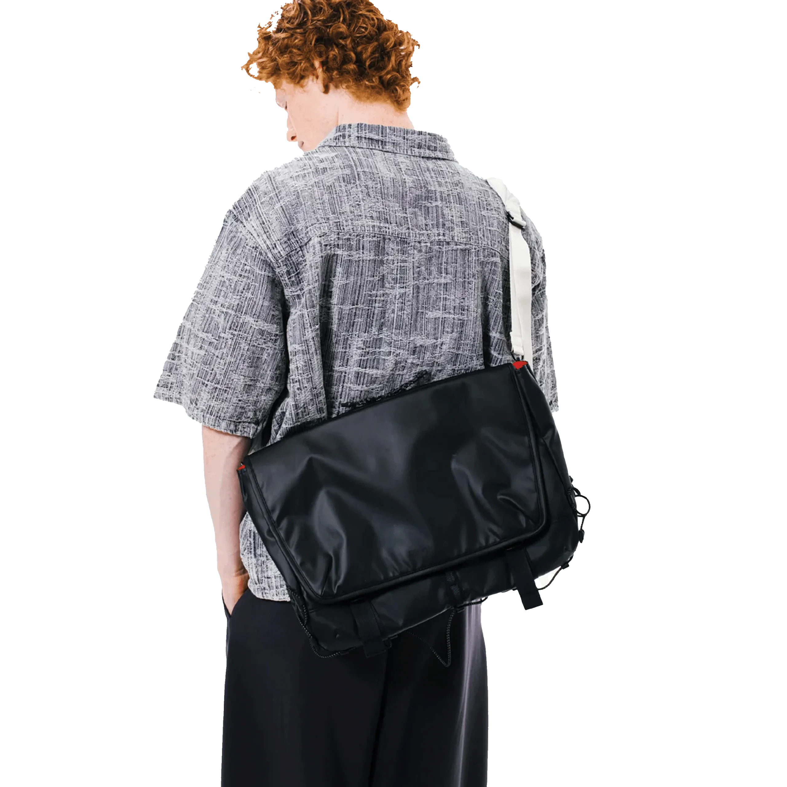 WARES BAGS MESSENGER SACOCHE LARGE BNW REFLECTIVE – Image 2