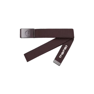 CEINTURE C-LOGO TONAL MARRON