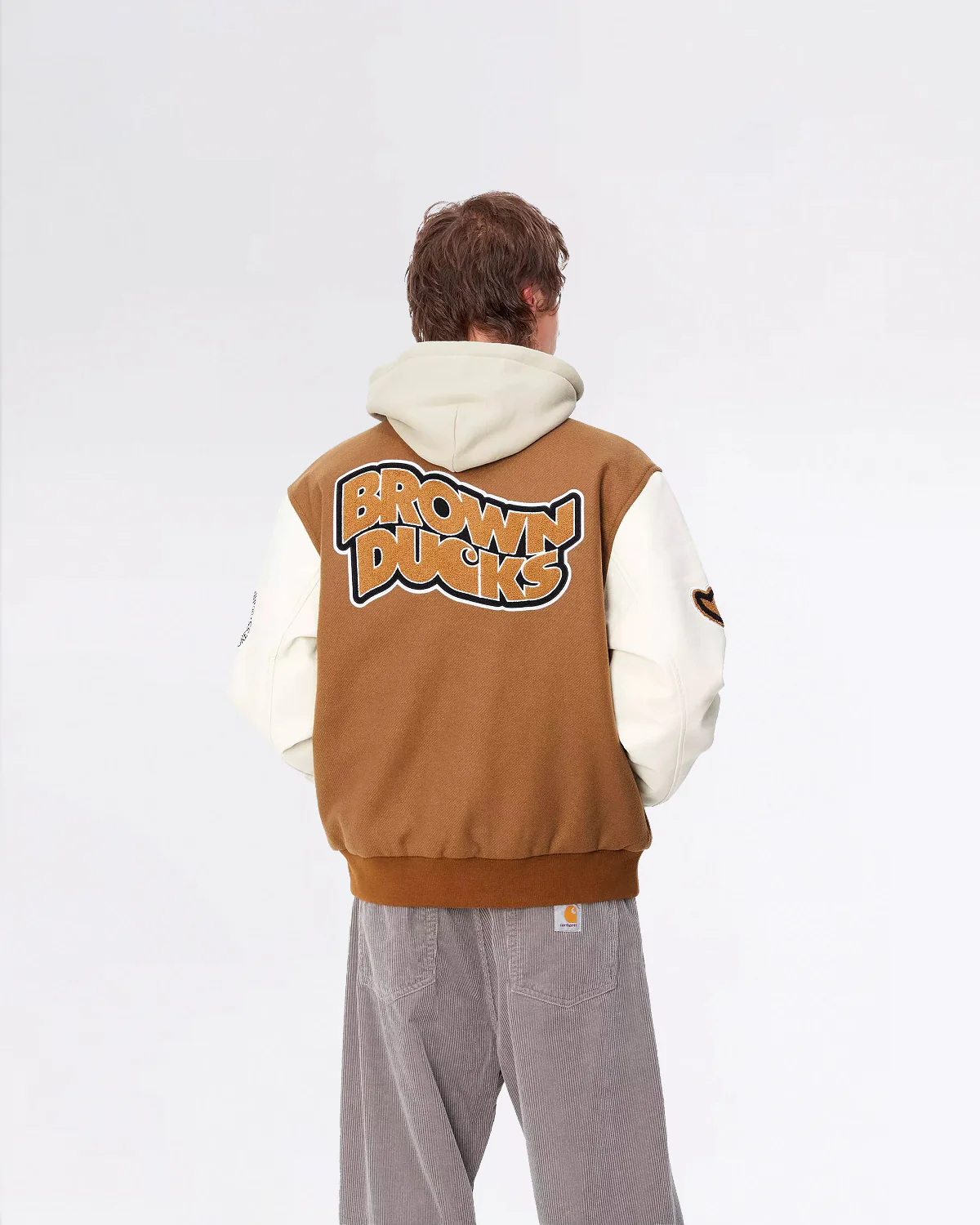 BROWN DUCKS BOMBER HAMILTON BROWN/WAX – Image 5