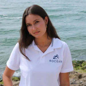 Polo blanc Rocean