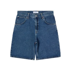 SHORT TYRELL BLUE MID MARBLE WASH