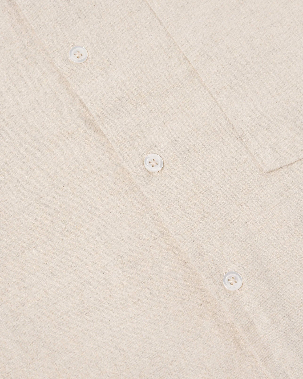 SQUARE POCKET SHIRT SAND BRUSHED FLANNEL – Image 4