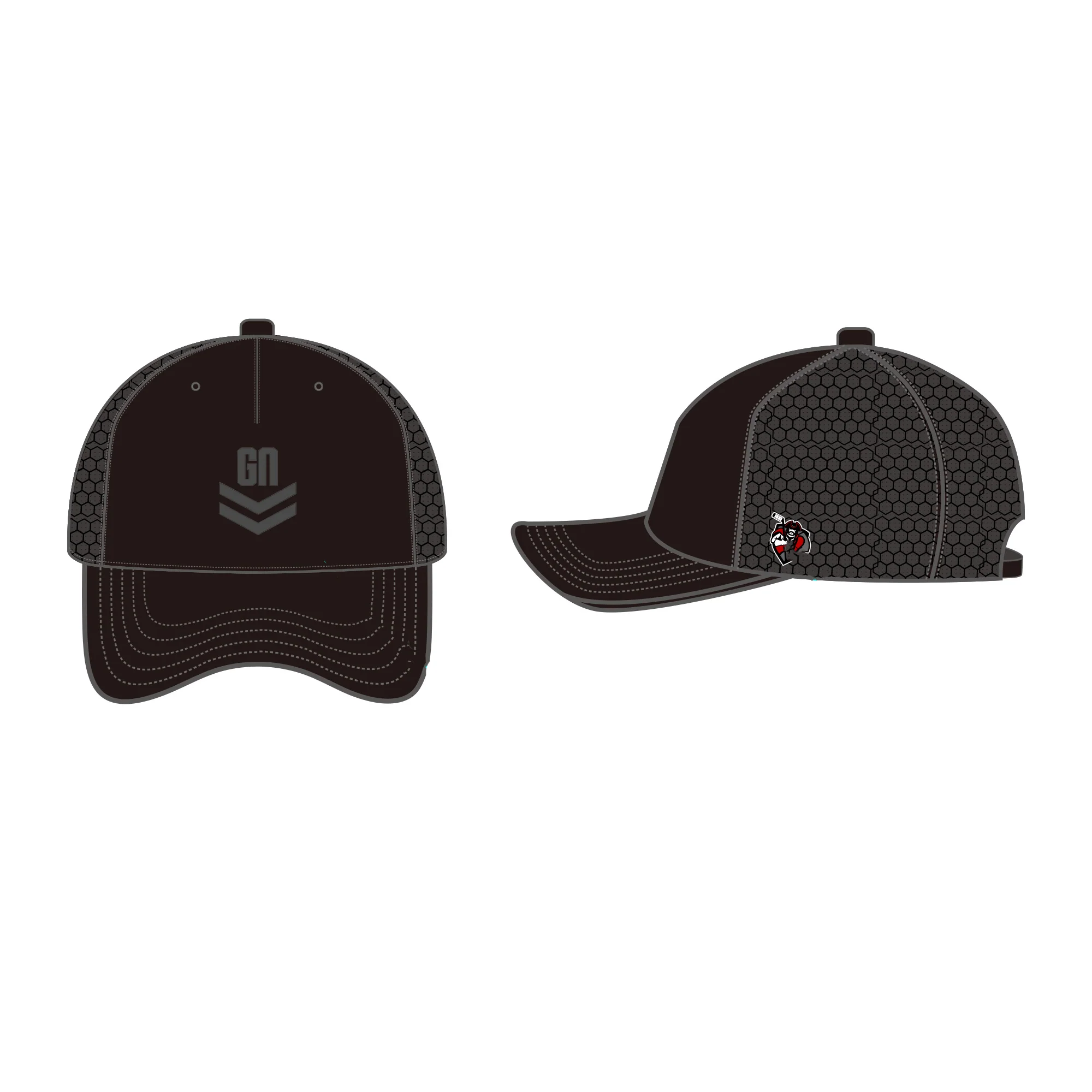 Casquette Noir - Gouverneurs du Noroit